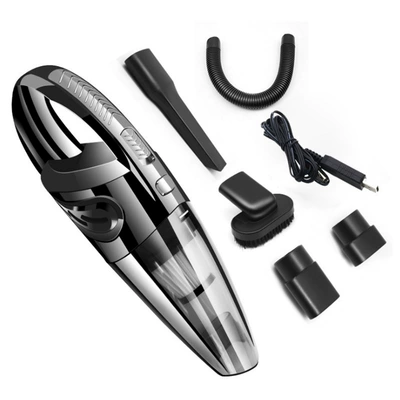 Car Vacuum Cleaner, Handheld, High-Power, Wet and Dry Dual-Use, Portable Vacuum Cleaner, Car Vacuum Cleaner with High Suction Power, Multi-Functional