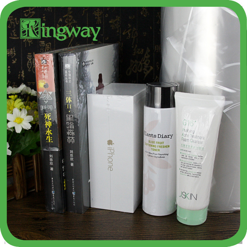 广州厂家生产耐拉伸POF热收缩卷膜 化妆品书刊杂志收缩袋 防尘袋