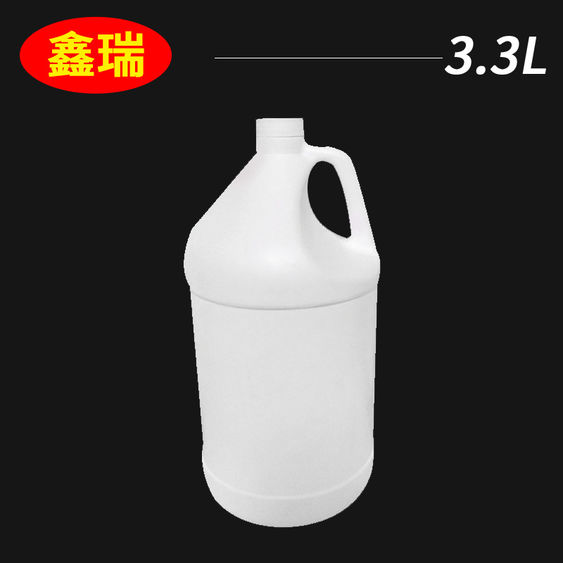 塑料厂家批发3.3升加仑桶散装洗衣液桶PE白色塑料包装桶