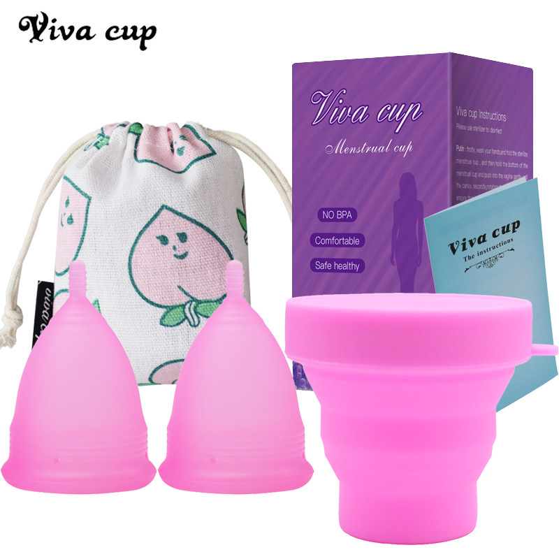 Menstrual Cup Silicone Moon Cup Instead of Sanitary Napkins Swimming Recyclable Moon Cup Silicone