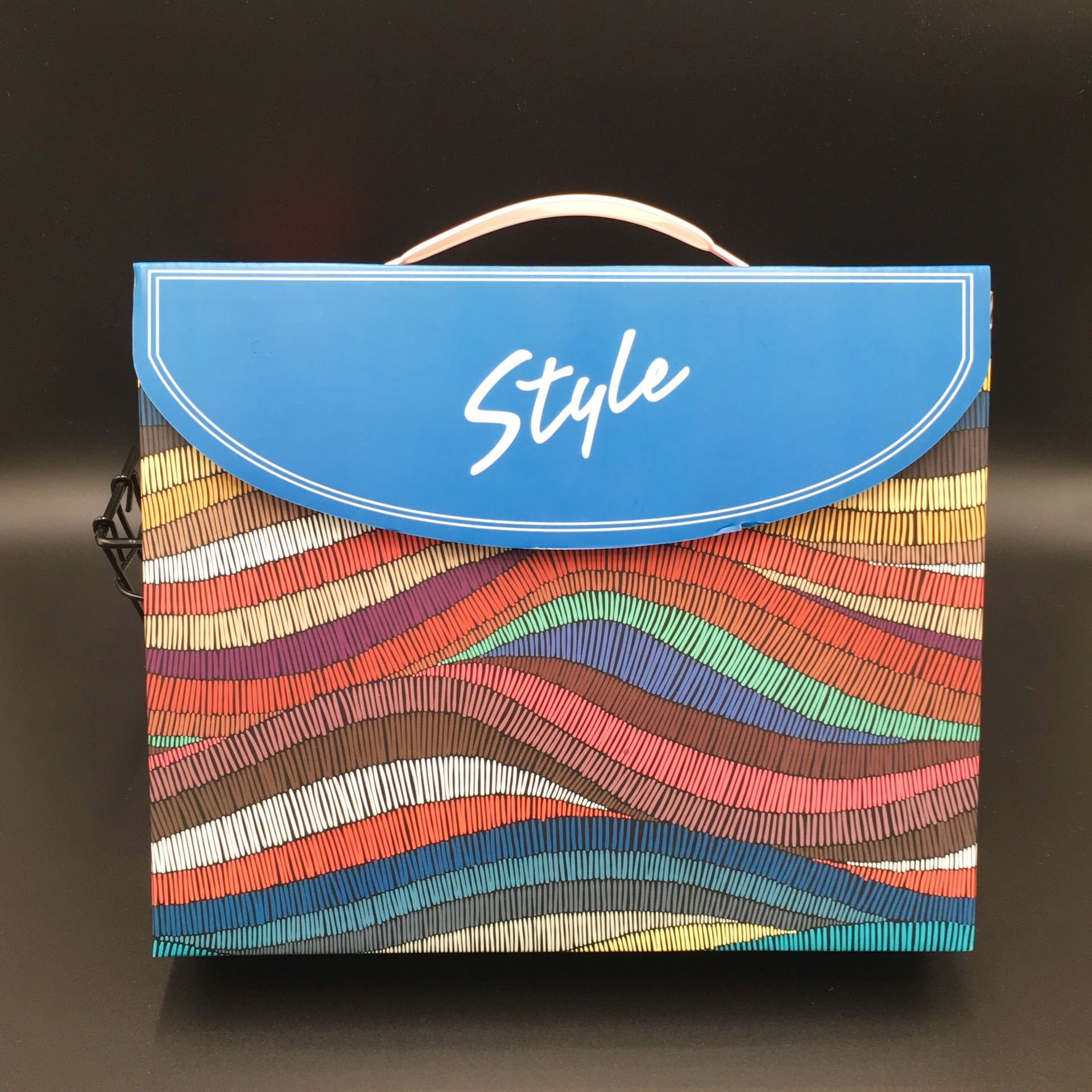 定 制包装纸盒保暖内衣礼品彩盒女浴巾手提瓦楞包装盒套装盒