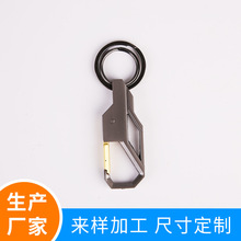 厂家供应 汽车钥匙扣 金属扣 带LED灯 带指南针装饰品汽车钥匙扣