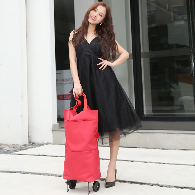 Складная сумка-тележка производителя с выдвижной ручкой, 80% off колесами, многофункциональная дорожная тележка, тележка для хранения