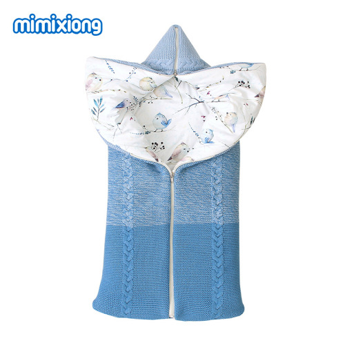 Bestselling winter and autumn baby sleeping bag for newborns, envelope-style, thickened zipper kick-proof sleeping bag on Instagram