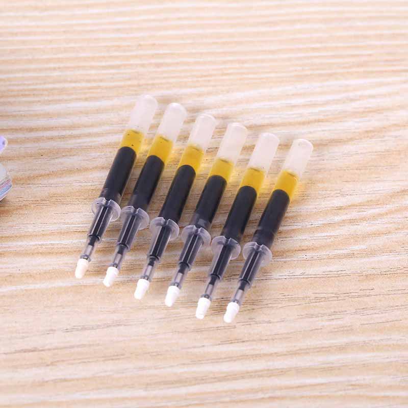Factory direct special specifications push short refill short neutral pen creative pen black blue short refill