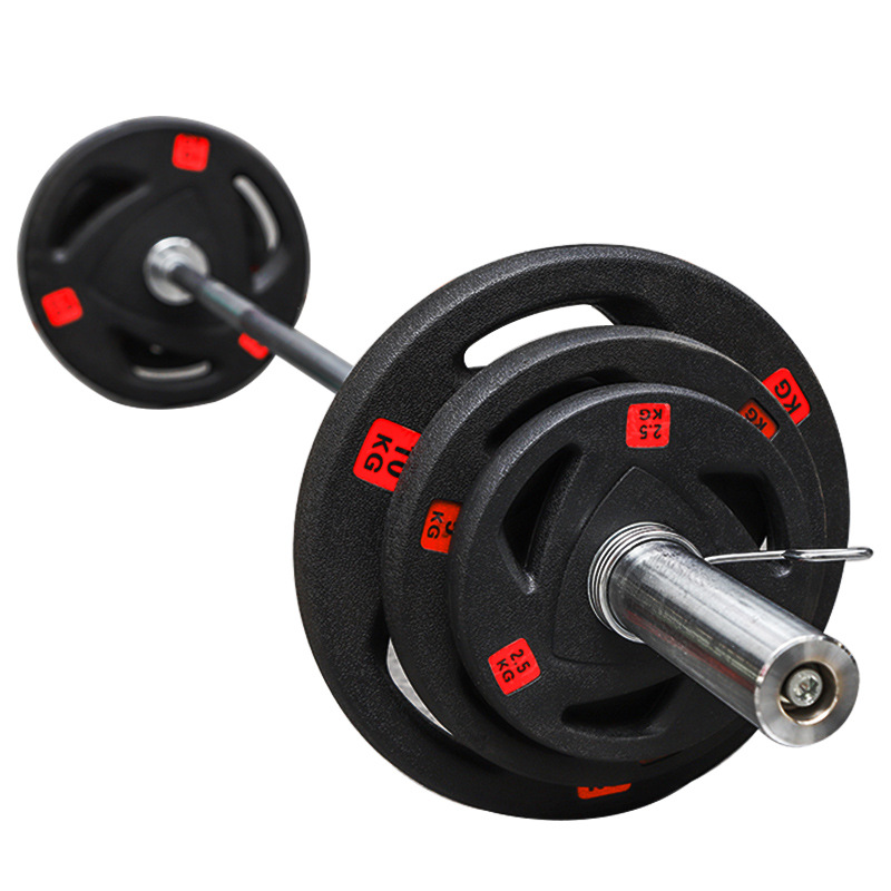 Barbell traje hogar Barbell Dumbbell combinación traje olímpico bar Barbell pieza agujero grande equipo de fitness hombres