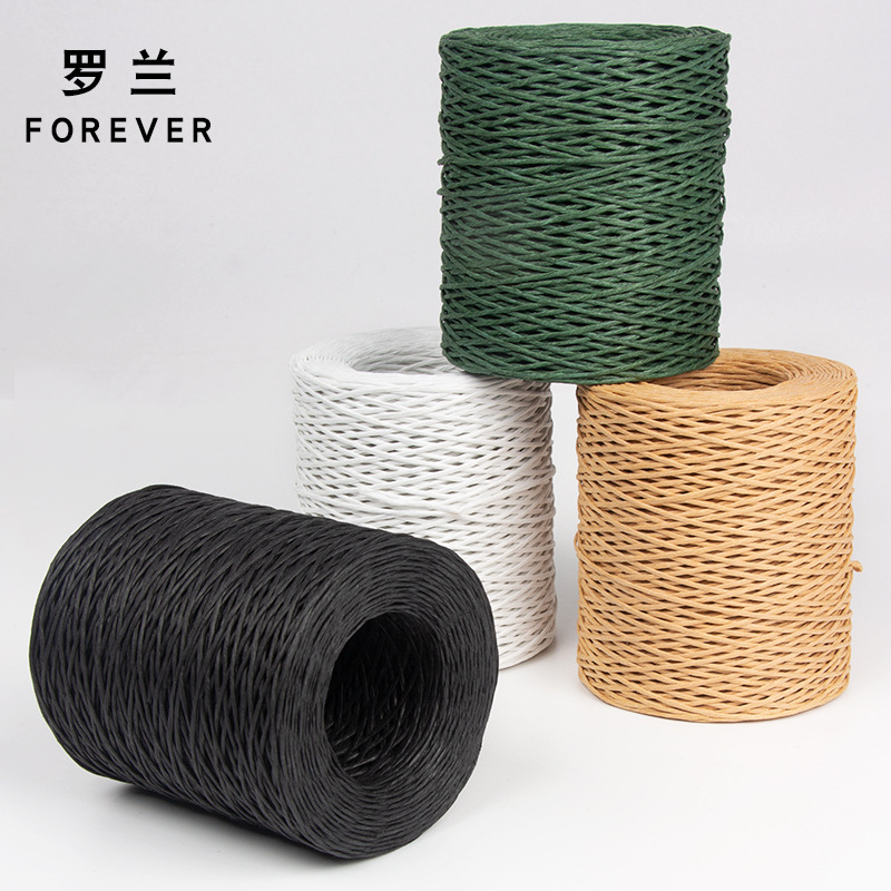 Roland cuerda de papel de alambre de hierro endurecido bolsa de papel ramo cuerda flor material de embalaje floristería ramo floral fresco 210 M