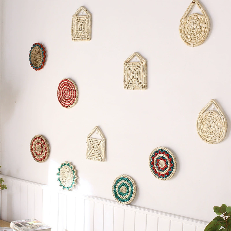 Кукурузные украшения из листьев кукурузы декоративные украшения на стене креативные украшения на стене соломенные настенные украшения на стене подвески на крыльце