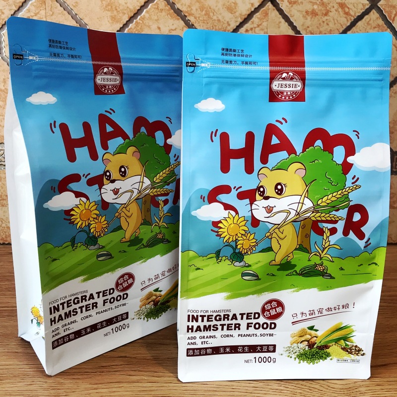 食品八边封袋 定 制 狗粮袋 麦片八边自封袋 铝箔复合袋真空自立