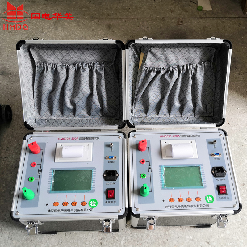 200A智能接触电阻测试仪、 100毫欧电阻全自动接触电阻检测仪