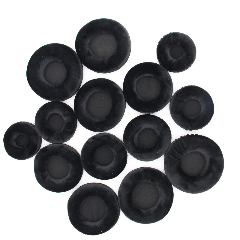 Universal round headphone cover 50 55 60 65 70 75 80 85 90 95 100 105mm flannel cover