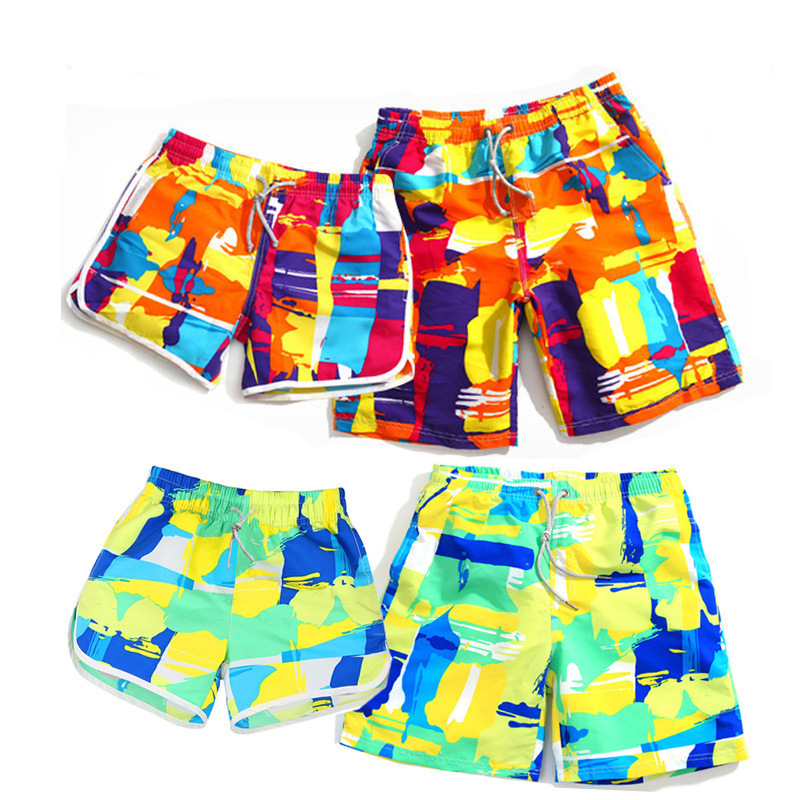 wish Summer Men's Korean Loose Couple's Beach Pants Large Size Surfing Quick-drying Men's Shorts Half-length Pants Summer Wear wish Summer Men's Korean Loose Couple's Beach Pants Large Size Surfing Quick-drying Men's Shorts Half-length Pants Summer Wear