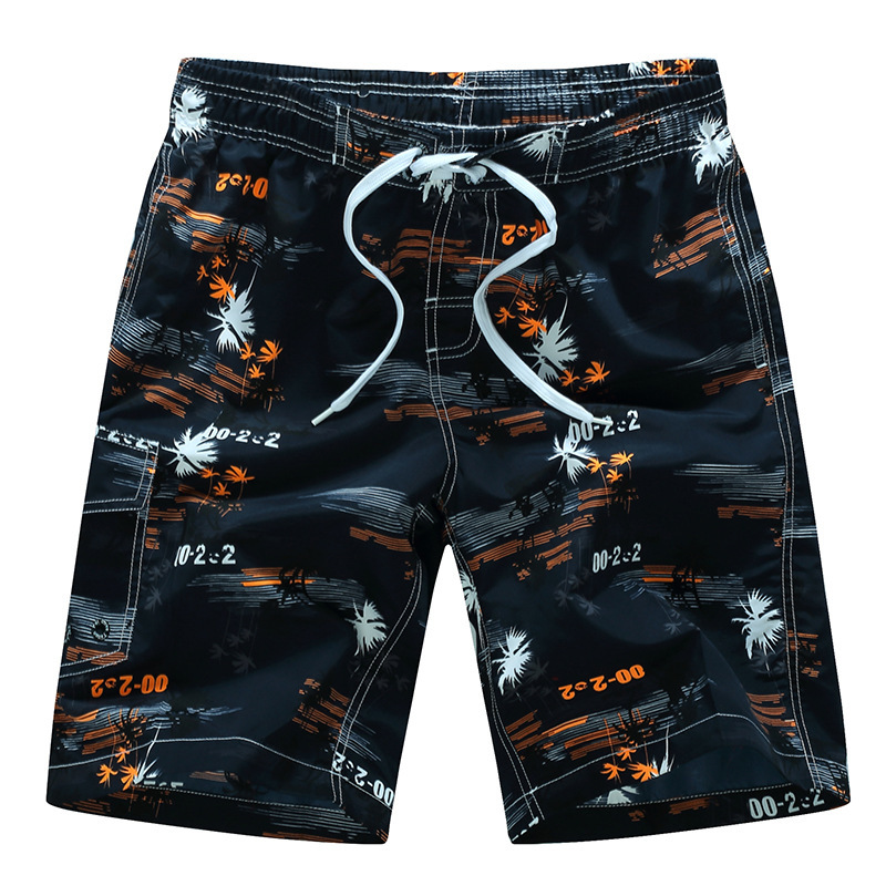 Summer Men's Surfing Quick-drying Large Size Men's Beach Pants Teenagers Loose Mid-waist Men's Five-point Pants Trendy Men's Shorts