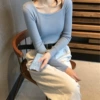 Fog blue top