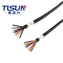 惠州生產廠家 柔性數據電纜 YY 12x0.3mm2 多芯彩色電纜 室內電纜