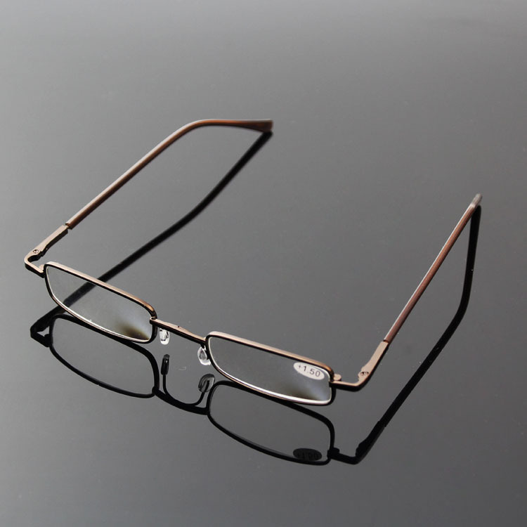 Metal Spring-Foot Glasses Pen Holder Reading Glasses Easy to Carry Pen Holder Elderly Mirror Business Pen Holder Elderly Mirror
