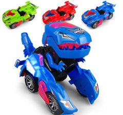 The Same Popular Transformer Dinosaur Dinosaur Transformer Electric Toy with Swivel Lights and Music, Direct Manufacturer Sale