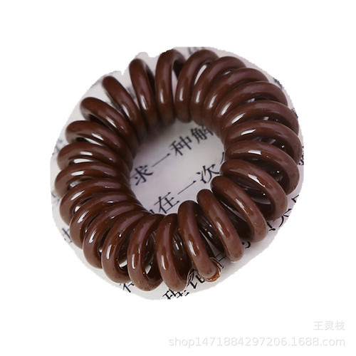 Children's colorful phone cord hair tie wholesale stall accessories hair ribbon hair accessories foreign trade rubber bands