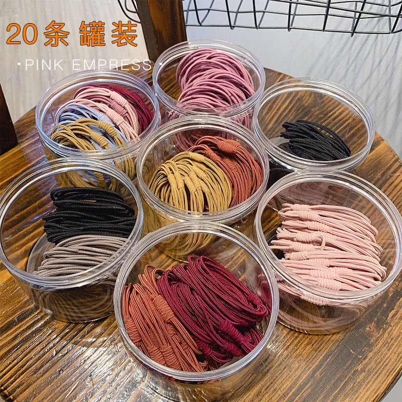 Corea del Sur cuerda de pelo fresco banda de pelo celebridad de Internet ins cuerda de pelo simple corbata femenina banda de goma adulto Mori corbata femenina tocado