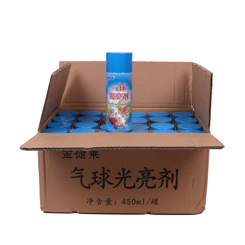 Balloon Brightener enhances surface gloss, maintains balloon brightness, prevents balloon oxidation, decorative supplies