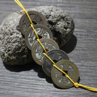 Медная антикварная подвеска, ретро бронзовые латунные медные монеты