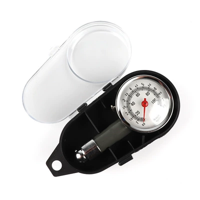 Spot wholesale car tire pressure gauge boxed 5*10cm ultra-precise tire pressure detection car wheel tire pressure gauge