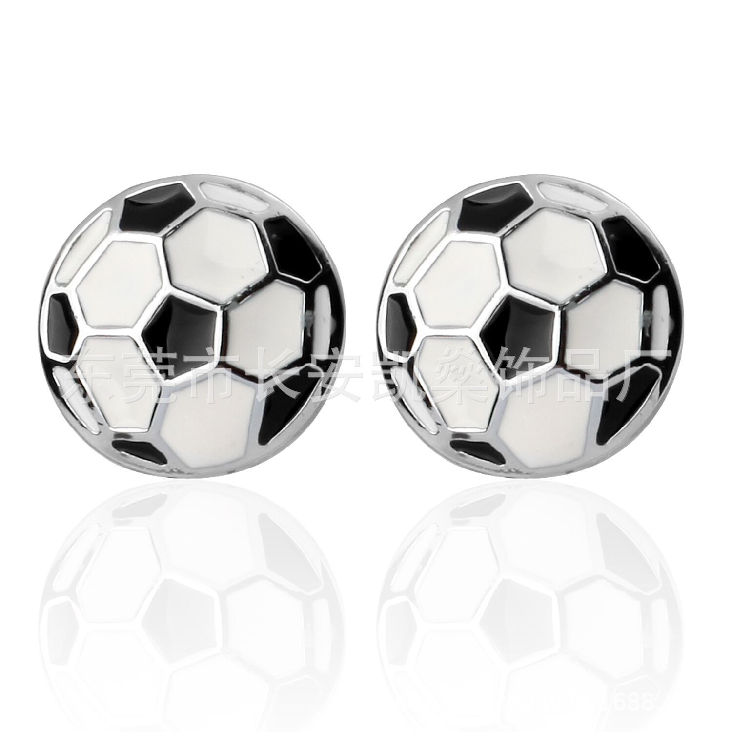 Factory Direct High-grade Football Shape Men's Cufflinks Men's French Shirt Cufflinks Cuff Nails