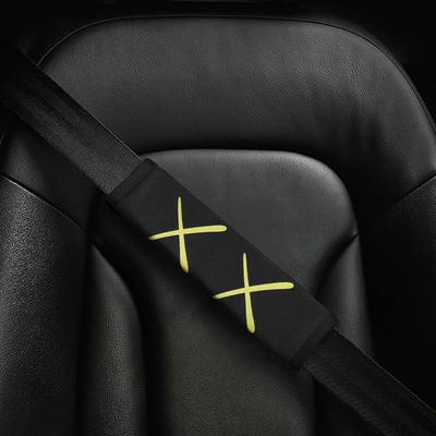Gemini Pillow Car Headrest Car: Headrest - xx-eye-black-shoulder-strap