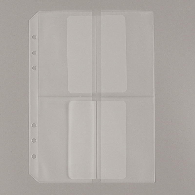 A5/A6 de hojas sueltas etiqueta bolsa de almacenamiento cuenta de mano núcleo interno bolsa de paginación de PVC sello placa de acero cuchillo molde bolsa de almacenamiento de mano