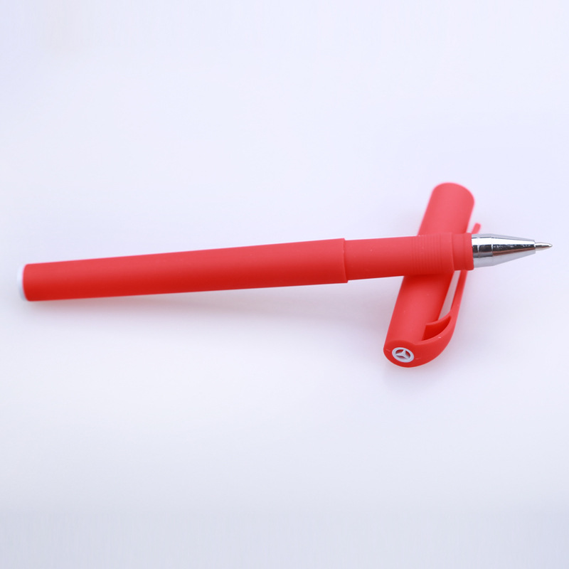 Venta directa de fábrica pluma de gel personalizada Mercedes-Benz pluma de impresión de contenido publicitario negro 0,5mm logotipo personalizado palabra práctica