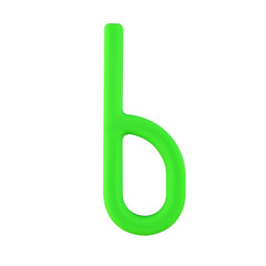 自閉症兒童硅膠P字牙膠感官咀嚼玩具項鍊磨牙棒亞馬遜b字咬膠嬰兒