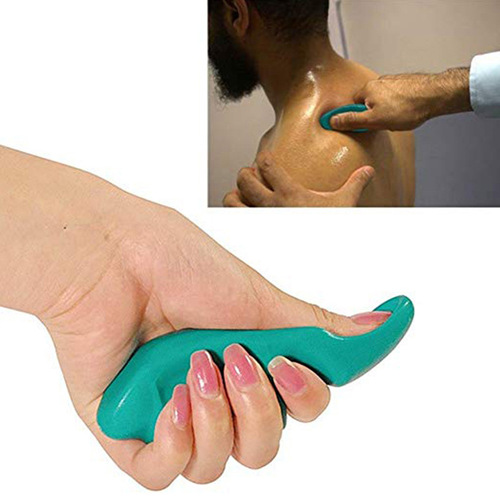 Thumb massager acupressure massager thumb-shaped massager muscle origin and insertion point trigger point