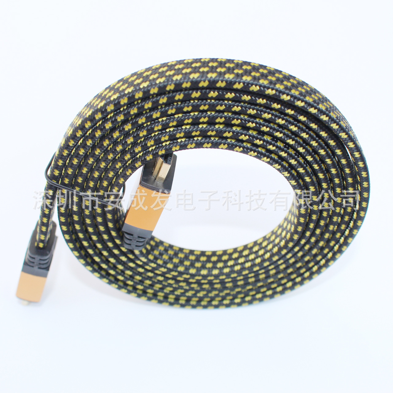 3.5米HMDI线1.4支持3D1080PHDMI高清线扁平线面条线视频线无氧铜