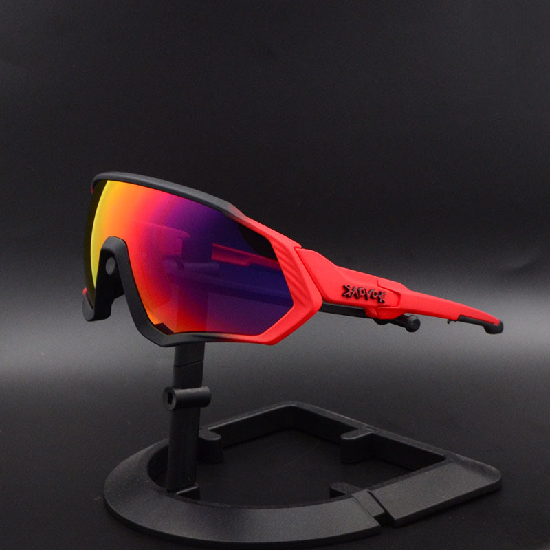 Gafas Polarizadas de Ciclismo de Montaña de TR90 con 5 Lentes Intercambiables, para Bicicleta de Ruta