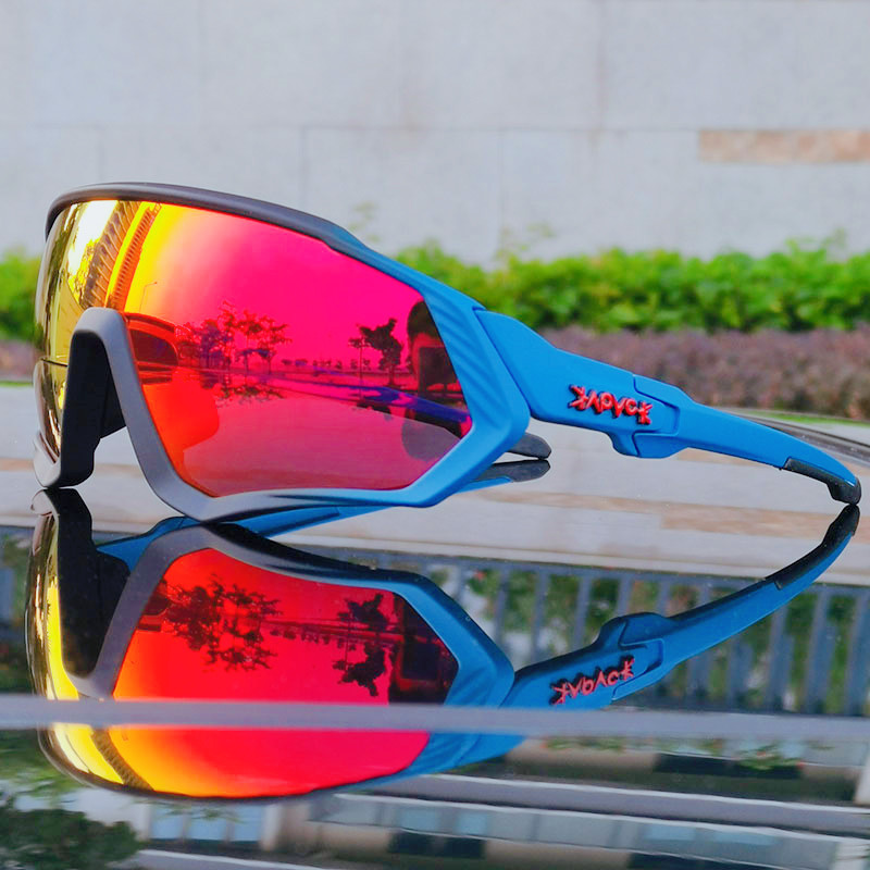 Gafas Polarizadas de Ciclismo de Montaña de TR90 con 5 Lentes Intercambiables, para Bicicleta de Ruta