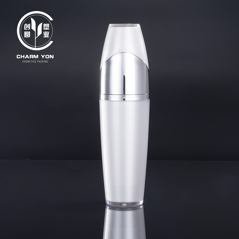 塑料PS仿亚克力化妆品包装80ml套装瓶水乳护肤品瓶子白色韩版潮流
