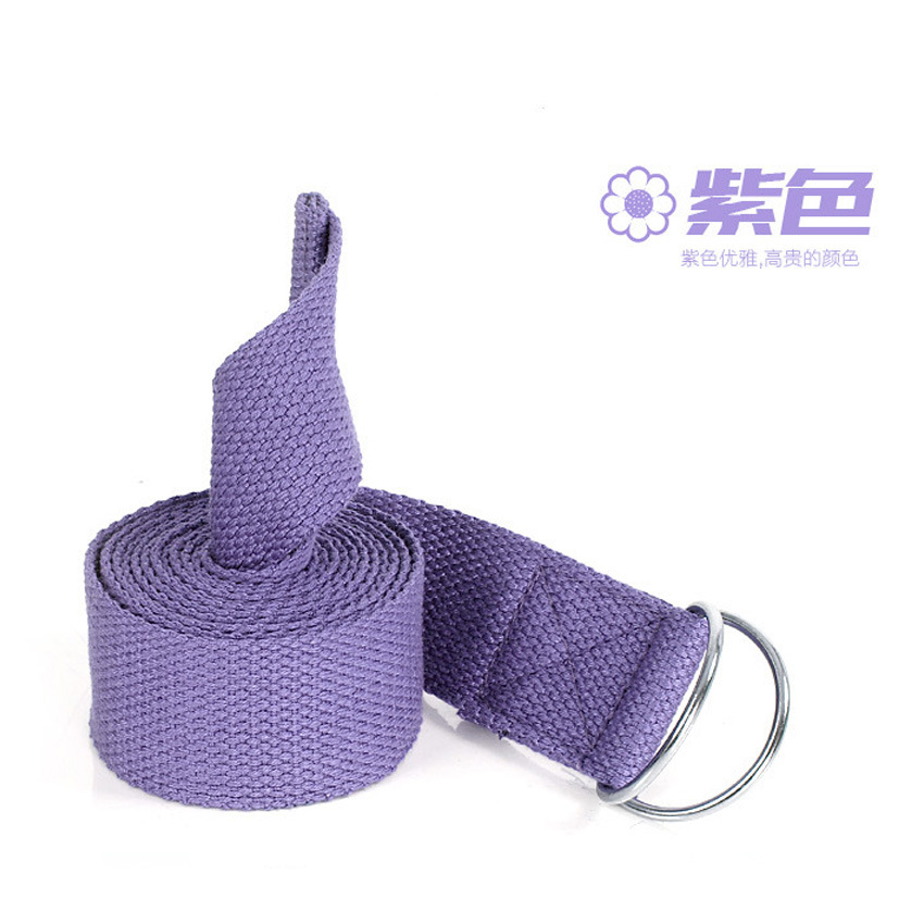 Yoga stretch Band Algodón Yoga cuerda stretch yoga suministros auxiliares Correa