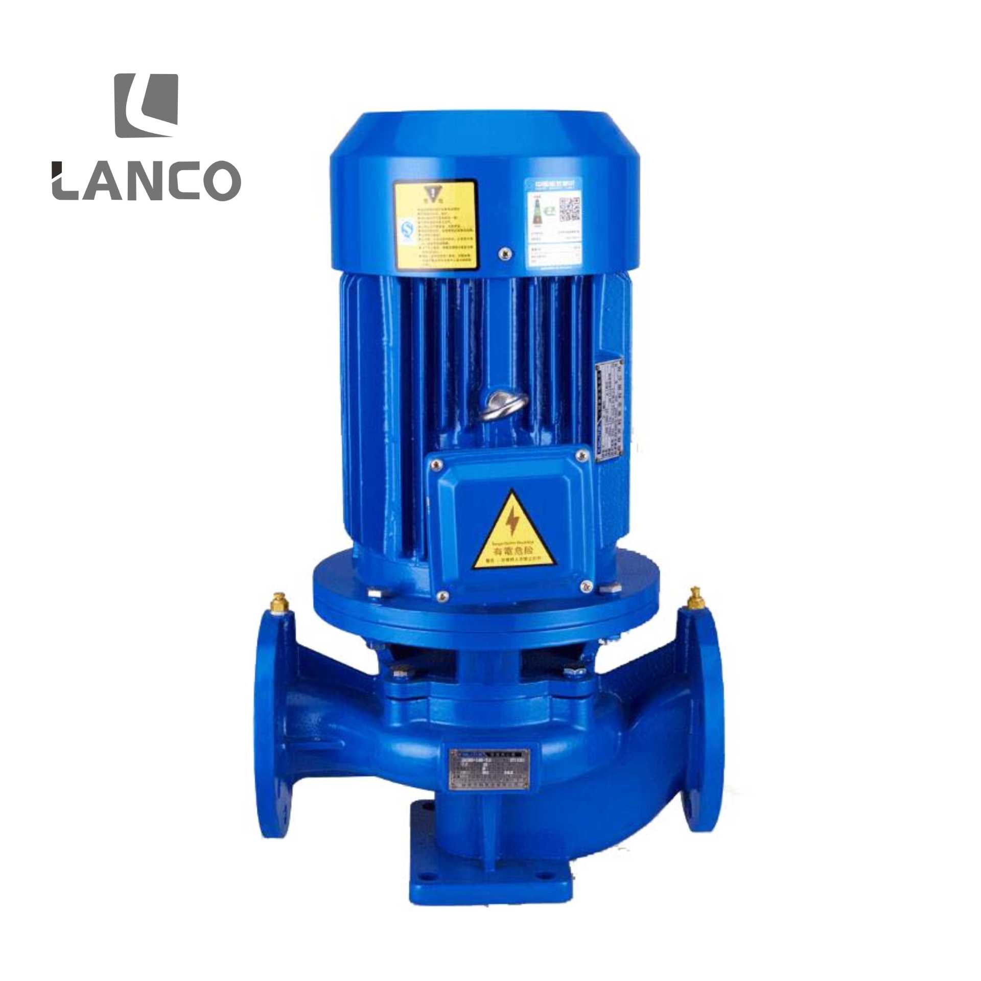 管道循环清水热水增压提升喷淋ISG200-200立式安装自吸泵增压泵