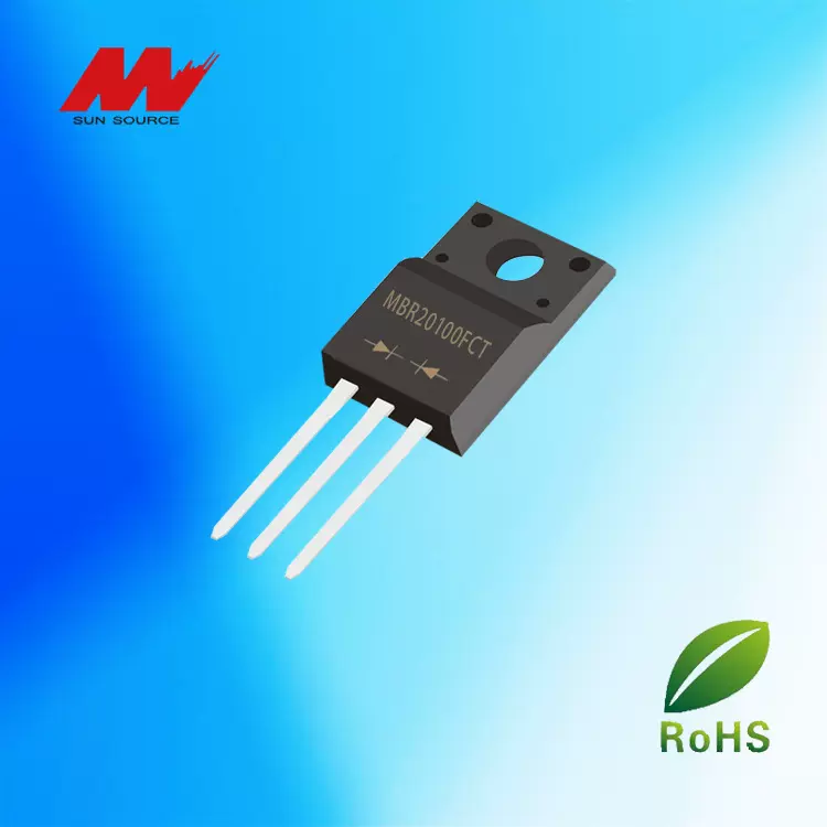 晟鑫源品牌原厂直营大功率肖特基二极管MBR20100CT 20A/100V TO-2