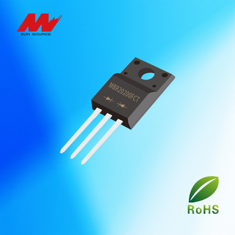 直插式二极管 肖特基二极管MBR20200 20A/200V TO-220F肖特基管