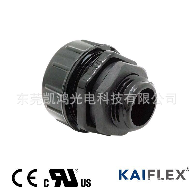 广东厂家供应 塑胶波纹管配套尼龙接头 强力防水型盒接头 FN50