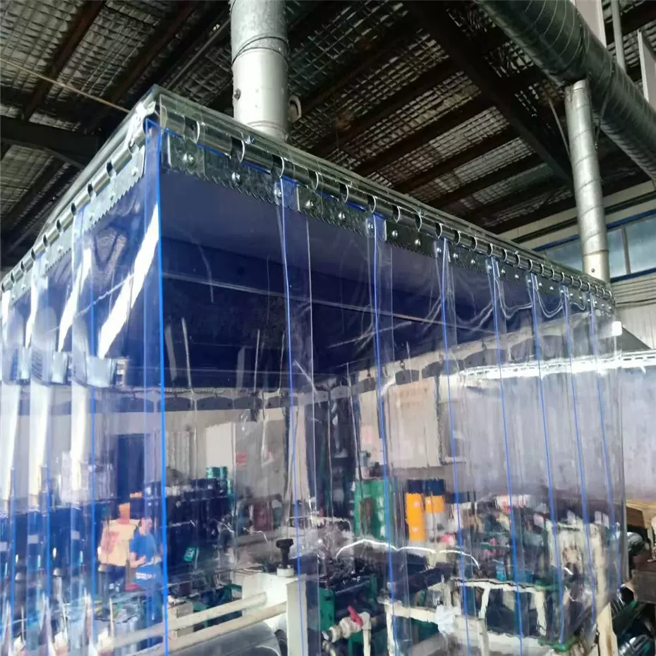 做耐高温100度蒸汽罩密封软帘粉尘烟尘吸气罩透明软帘阻燃软帘