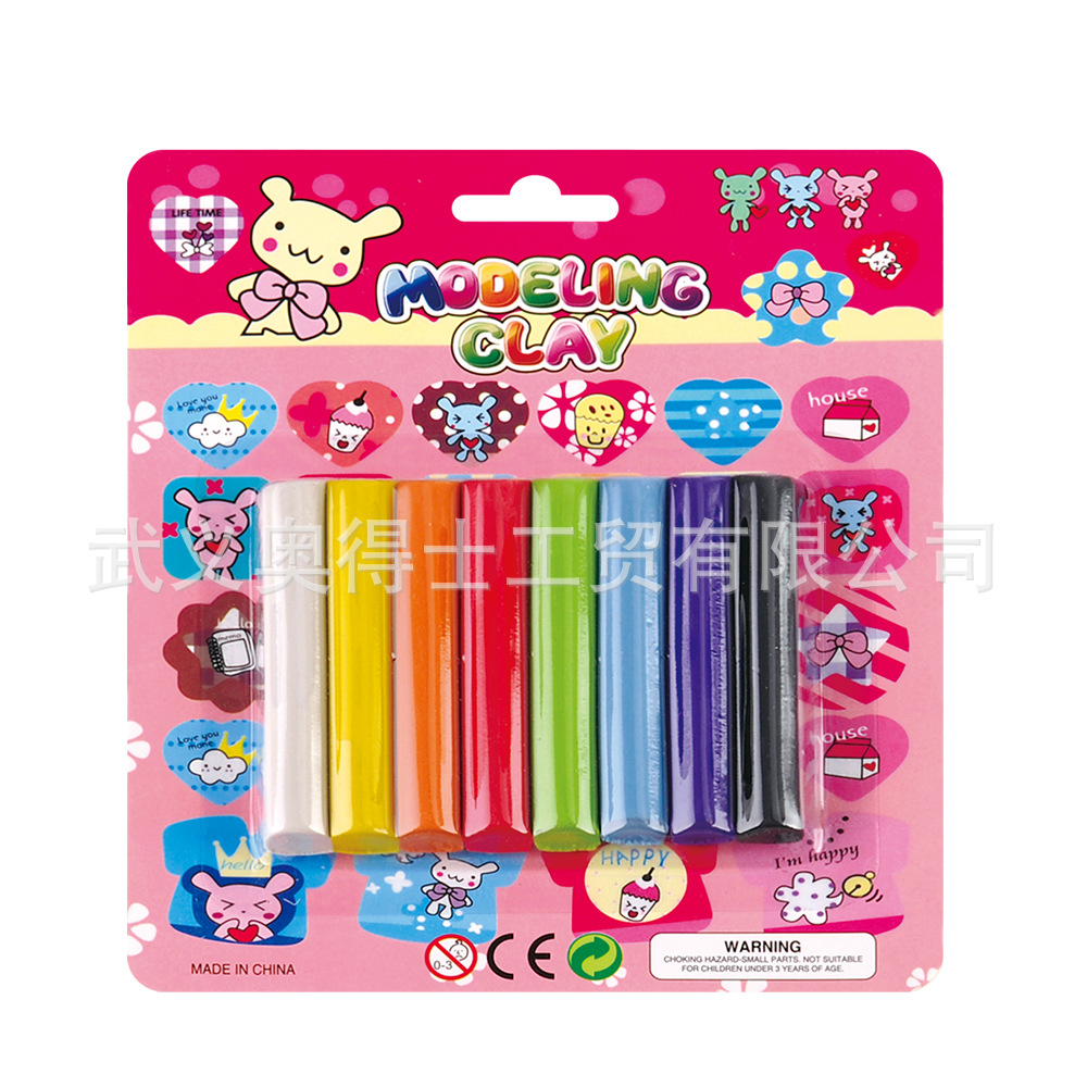 Los fabricantes producen arcilla de goma arcilla de color multicolor arcilla ultraligera color niños educativos DIY juguetes hechos a mano traje