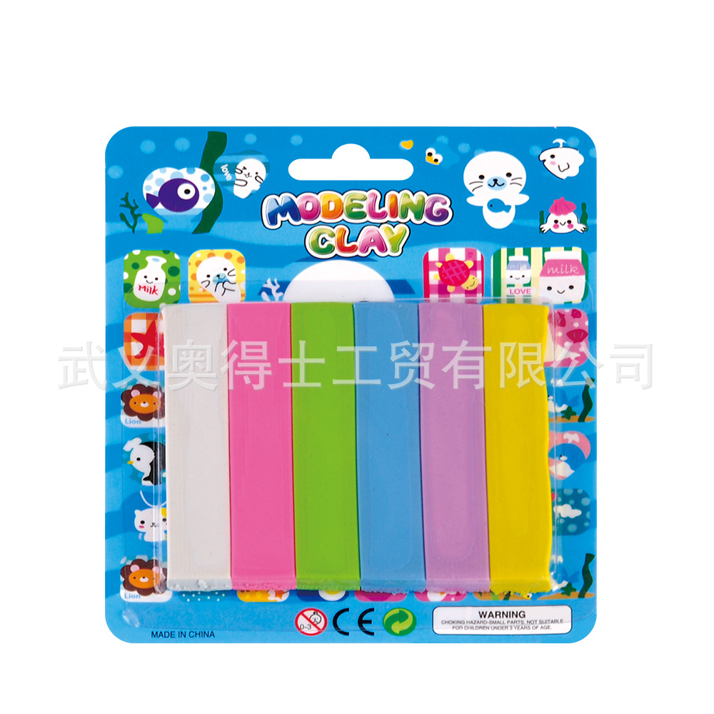 Los fabricantes producen arcilla de goma arcilla de color multicolor arcilla ultraligera color niños educativos DIY juguetes hechos a mano traje