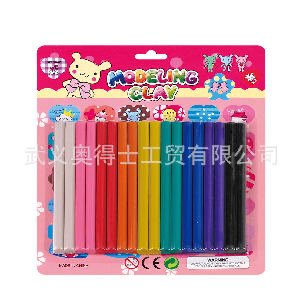 Los fabricantes producen arcilla de goma arcilla de color multicolor arcilla ultraligera color niños educativos DIY juguetes hechos a mano traje