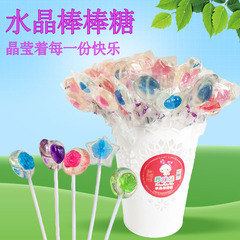 Long-stemmed Crystal Lollipop Flower Bouquet — Romantic Candy Gift, Creative Internet-Famous Fruit Candies, Wholesale Kids' Snacks