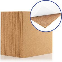 带胶软木板自粘软木贴软木墙贴照片墙图钉板公告展示栏30x30cm