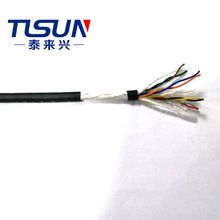 CE認證 高柔性雙絞拖鏈電纜 HF-YY(ST) 4X2X24AWG 信號傳輸電纜線