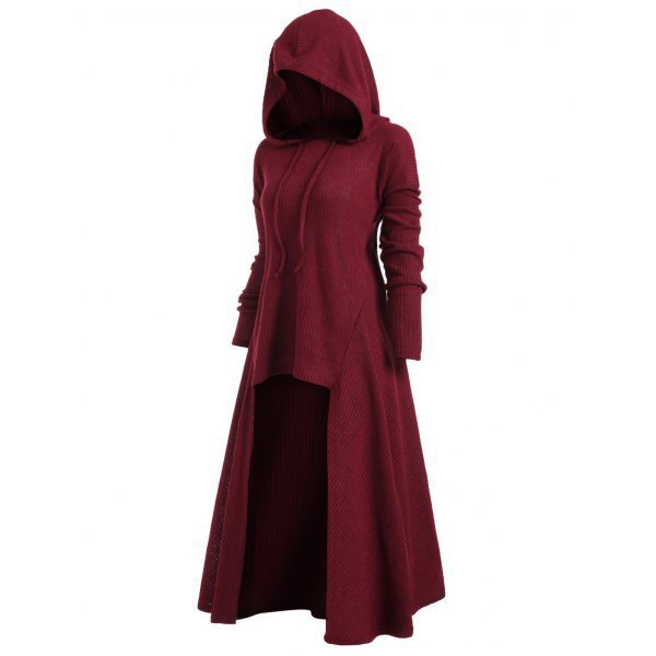 Dress with hood for leisure