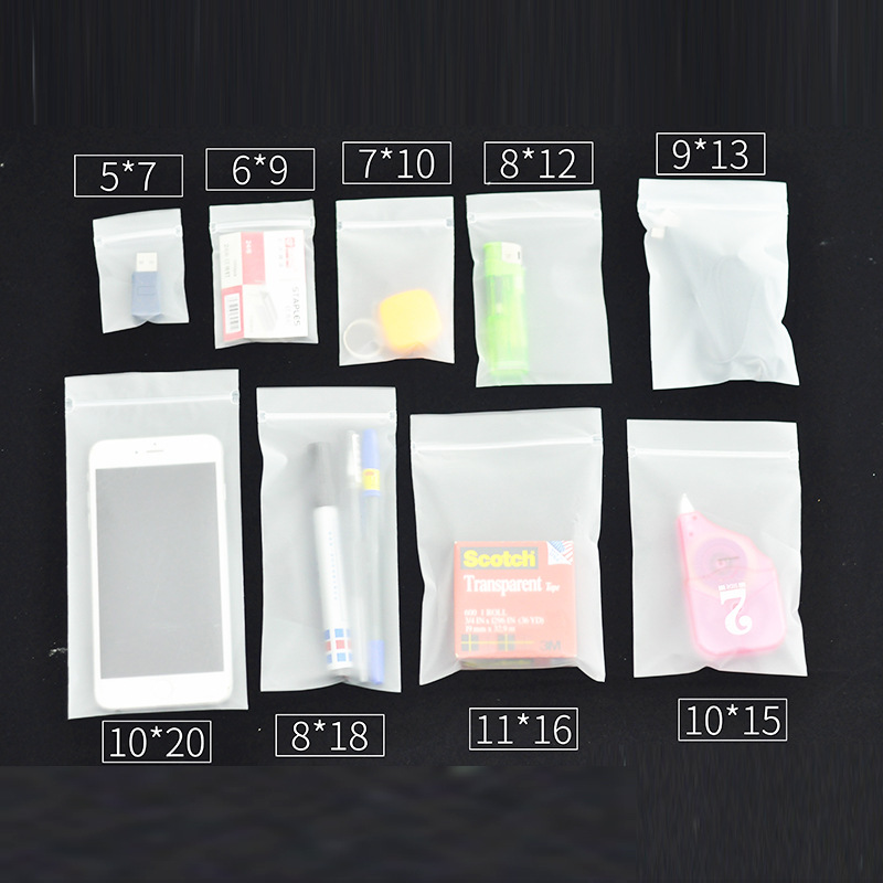 Fábrica CPE bolsa autosellante en stock esmerilado cartílago hueso tirando bolsa sellado bolsa CPE bolsa de embalaje esmerilado al por mayor